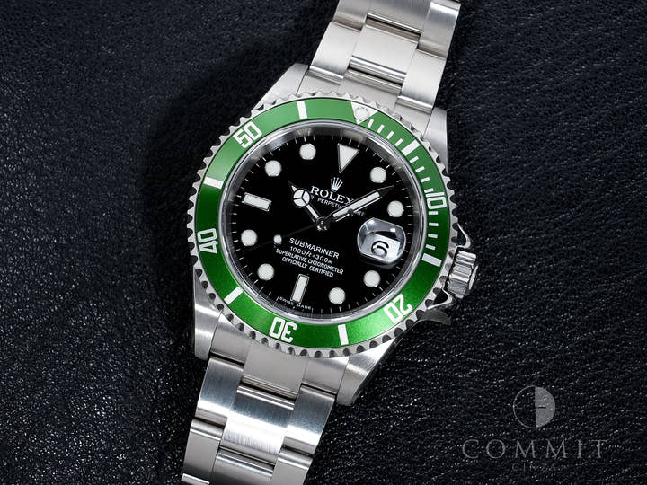 Rolex Submariner Date Ref. 16610LV Stainless Steel Black Dial Excellent Condition rtuy995v