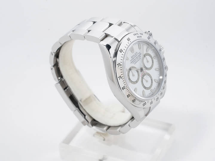 Rolex Daytona Ref. 116520 Stainless Steel Ivory Dial Pre-owned f4pjfftj