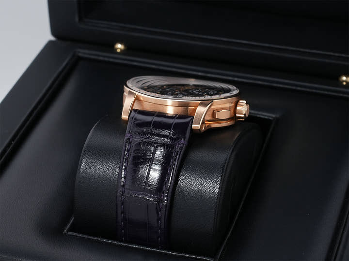 Audemars Piguet CODE 11.59 by Audemars Piguet Chronograph Ref. 26393OR.OO.A616CR.01 Pink Gold Purple Dial Pre-owned ajcy5idy