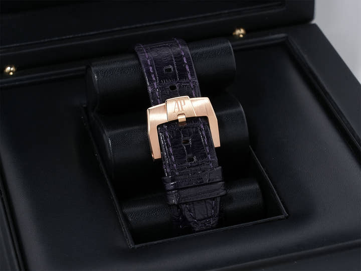 Audemars Piguet CODE 11.59 by Audemars Piguet Chronograph Ref. 26393OR.OO.A616CR.01 Pink Gold Purple Dial Pre-owned ajcy5idy