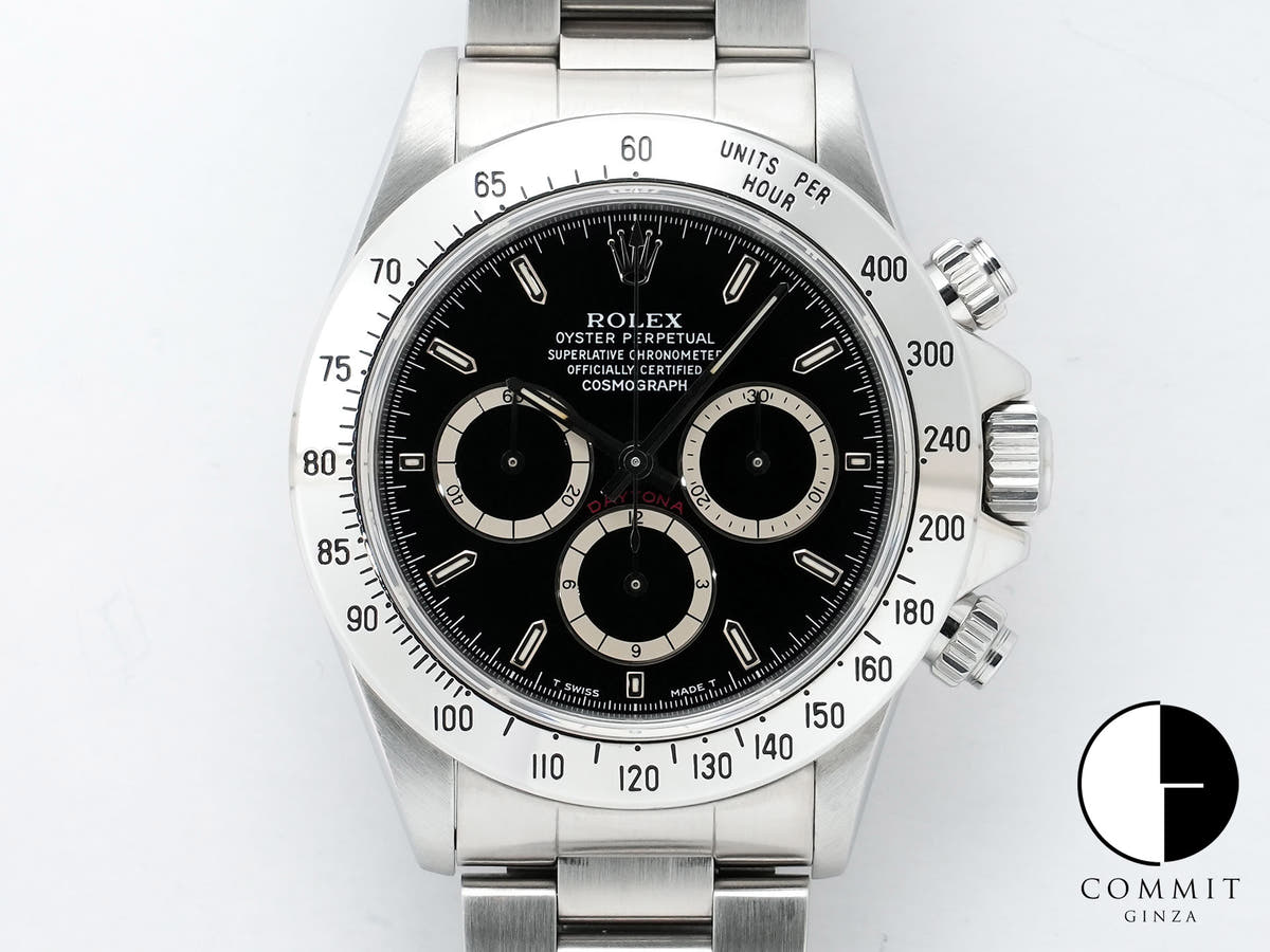 ロレックス デイトナ エルプリメロ Ref.16520 ステンレススチール ブラック文字盤 中古 mtuusqbj