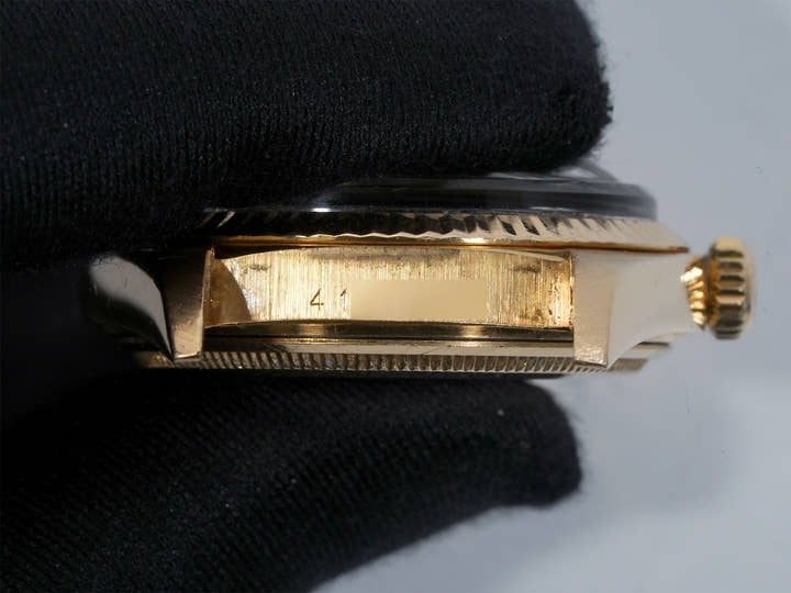 Rolex Datejust Ref. 1601/8 Yellow Gold Blue Dial Pre-owned 8mb2rnac