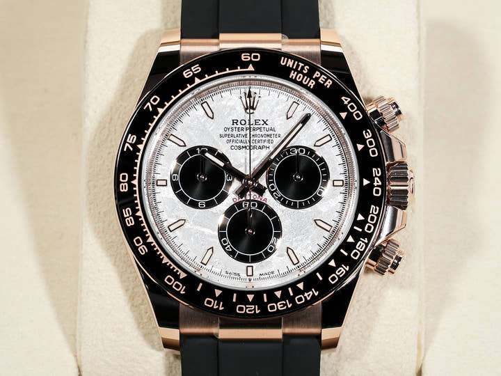 Rolex Daytona Ref.126515LN Everose Gold Meteorite Dial Unworn 92rkdx2a