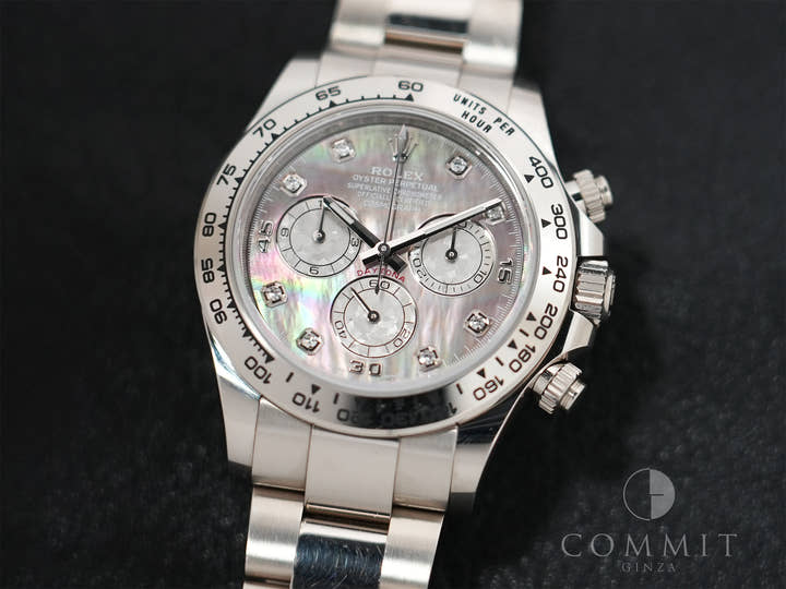 Rolex Daytona Ref. 116509NG White Gold Black Shell 8P Diamond Dial Pre-owned jr2ojy6t