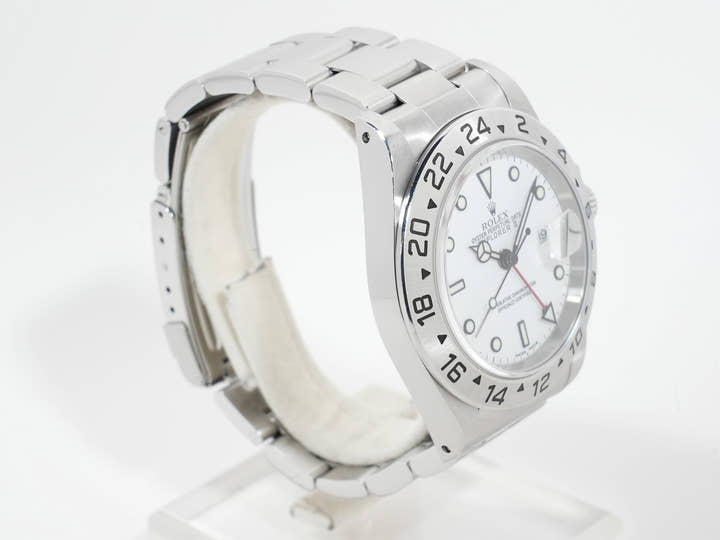 Rolex Explorer II Ref. 16570 Stainless Steel White Dial Oyster Bracelet Pre-owned uigrkiyr