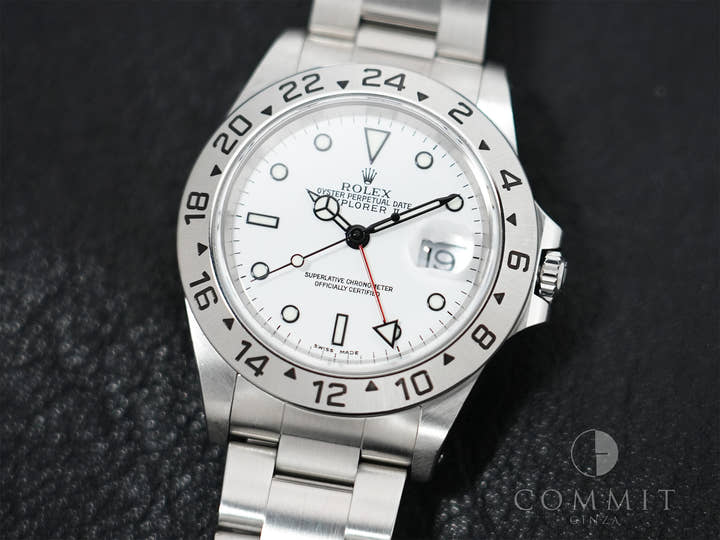 Rolex Explorer II Ref. 16570 Stainless Steel White Dial Oyster Bracelet Pre-owned uigrkiyr
