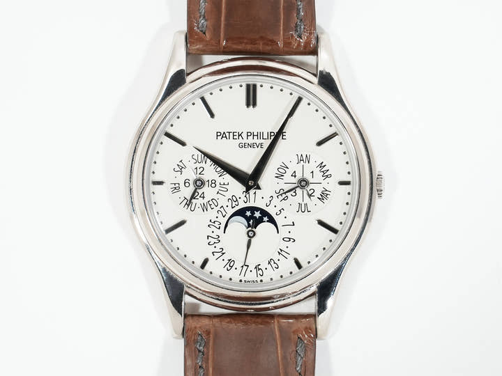 Patek Philippe Perpetual Calendar Ref. 5140G-001 White Gold Silver Dial Pre-owned usrnbepr