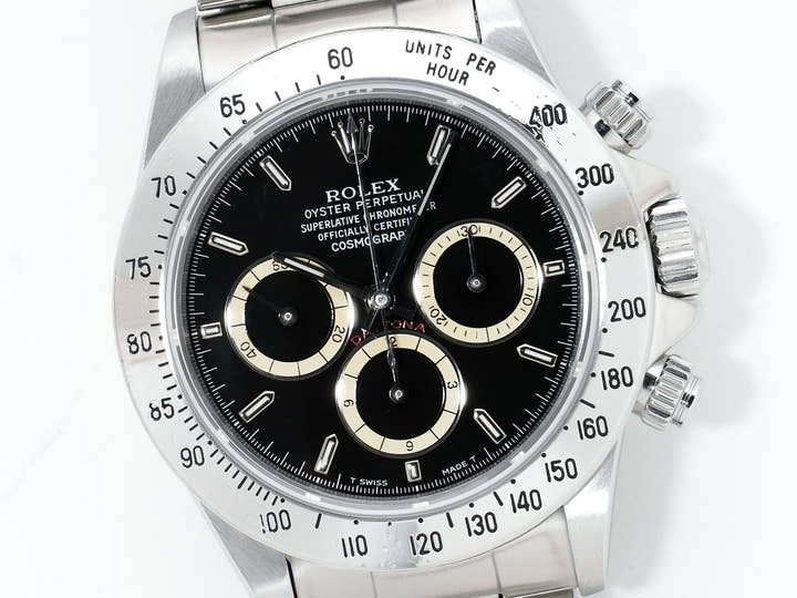 ロレックス デイトナ エルプリメロ Ref.16520 ステンレススチール ブラック文字盤 中古 vn6g8u4x