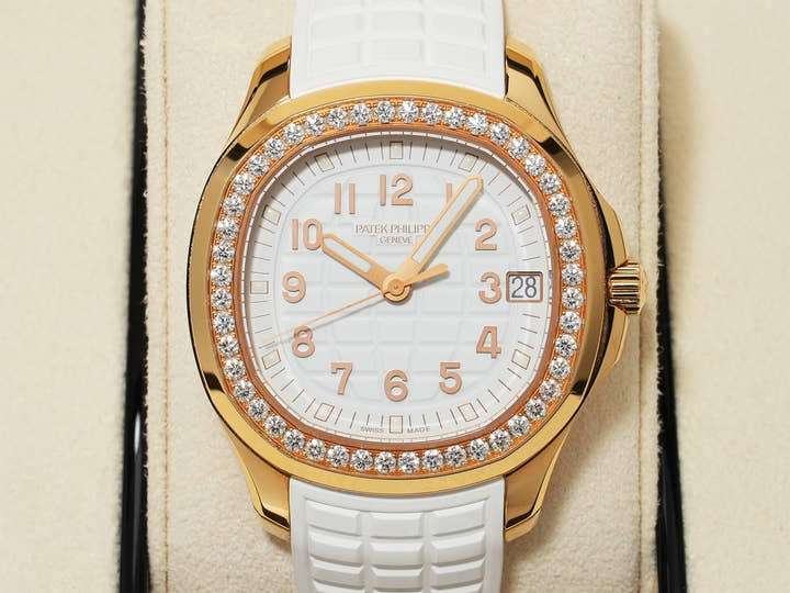 パテックフィリップ アクアノート Ref.5268/200R-001 ローズゴールド ホワイト文字盤 美中古 eyh3w25g