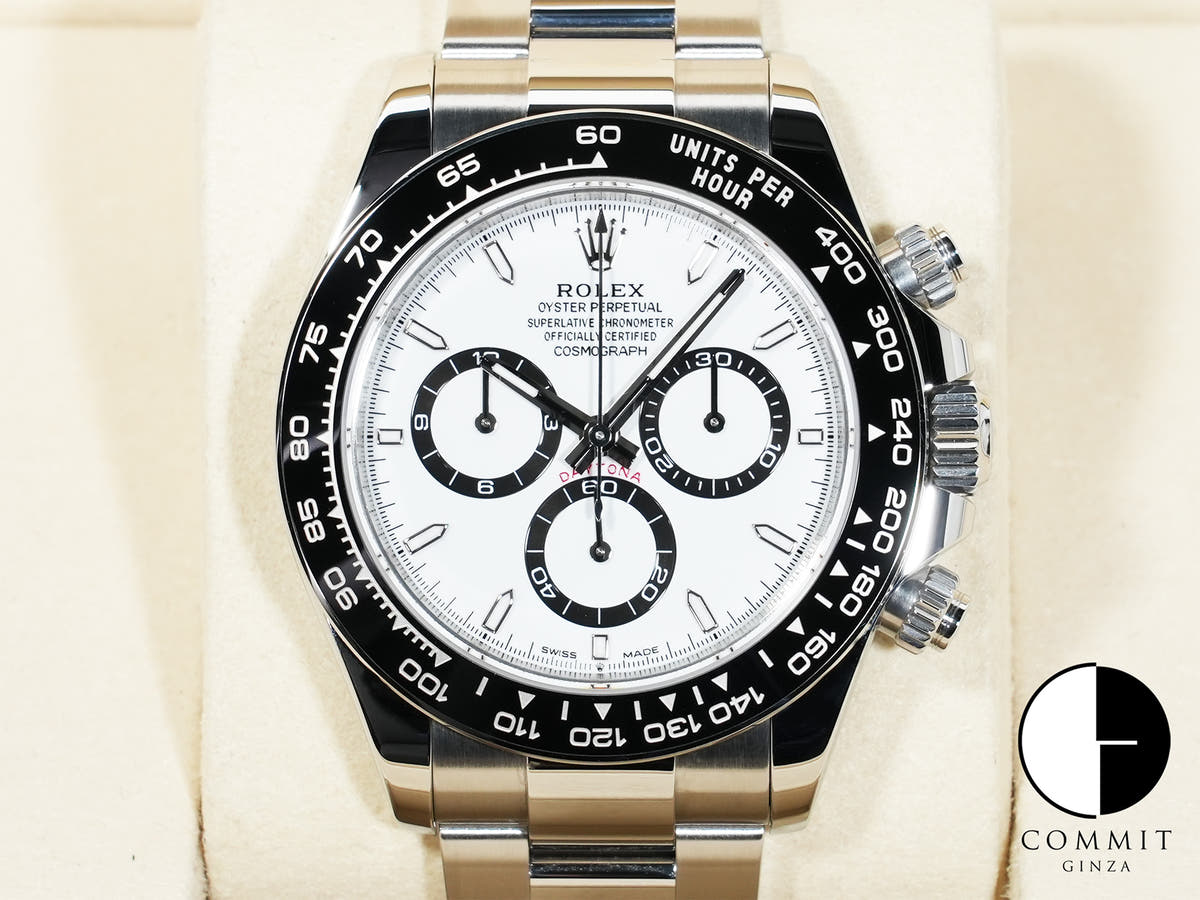 ロレックス デイトナ Ref.126500LN ステンレススチール ホワイト文字盤 中古 dmgarjjx