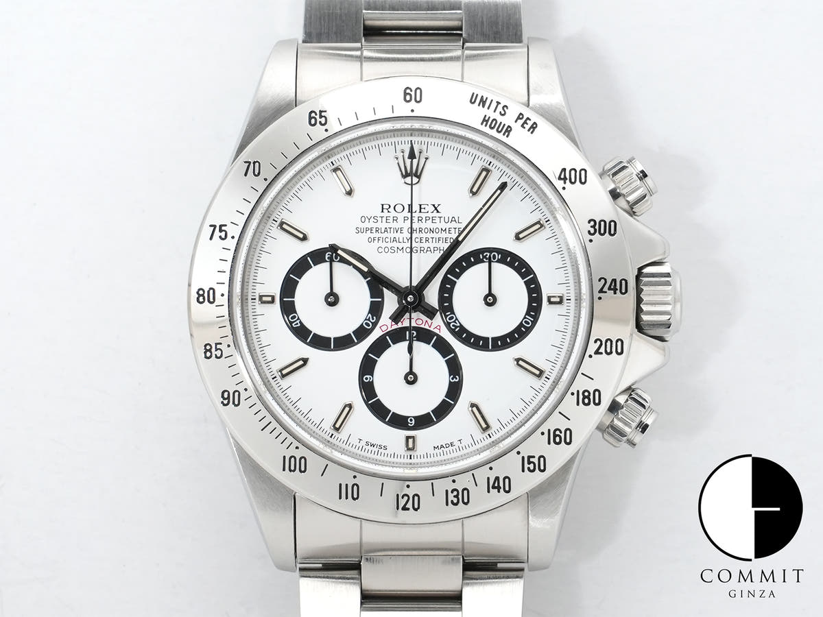 ロレックス デイトナ エルプリメロ Ref.16520 ステンレススチール ホワイト文字盤 中古 dfrways3