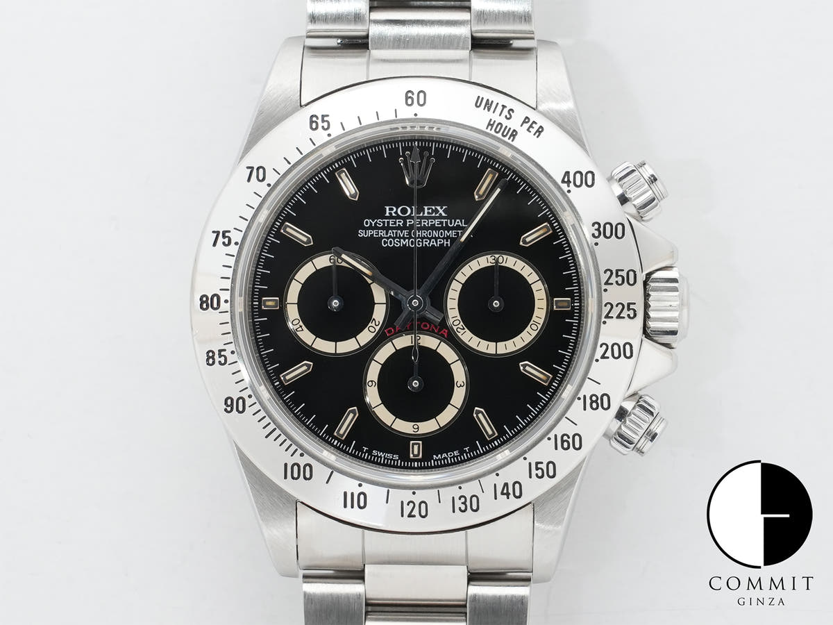 ロレックス デイトナ エルプリメロ Ref.16520 ステンレススチール ブラック文字盤 中古 3p3dyz2s