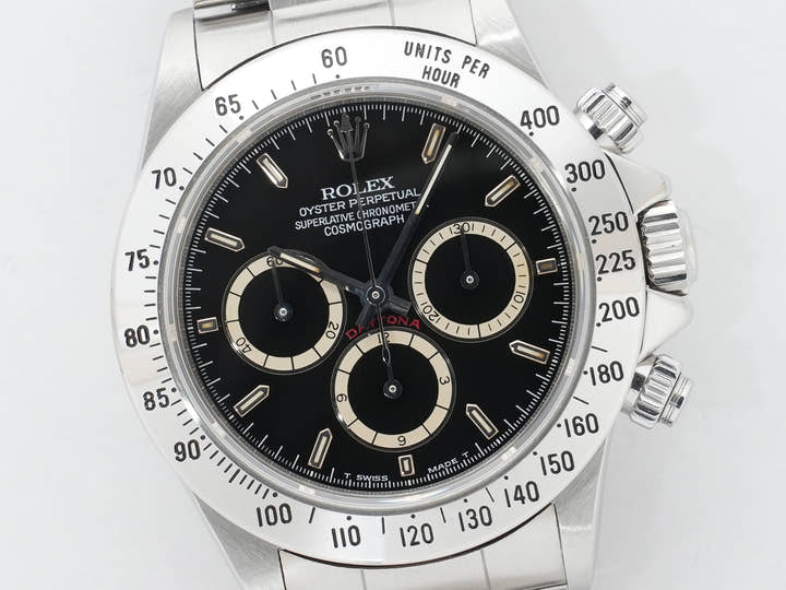ロレックス デイトナ エルプリメロ Ref.16520 ステンレススチール ブラック文字盤 中古 3p3dyz2s