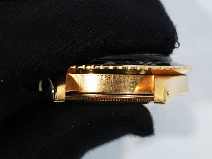ロレックス GMTマスター Ref.1675/8 イエローゴールド ブラウン文字盤 オイスターブレスレット 中古 56zgvtit