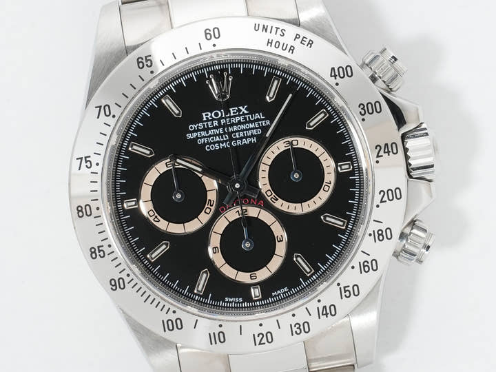 ロレックス デイトナ エルプリメロ Ref.16520 ステンレススチール ブラック文字盤 中古 b3ufcym7