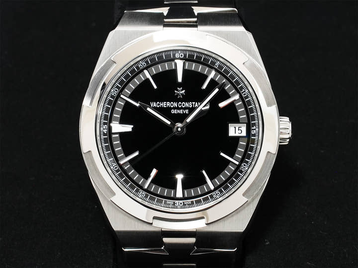 ヴァシュロンコンスタンタン オーヴァーシーズ Ref.4500V/110A-B483 ステンレススチール ブラック文字盤 美中古 4442ba76