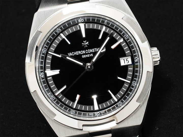 ヴァシュロンコンスタンタン オーヴァーシーズ Ref.4500V/110A-B483 ステンレススチール ブラック文字盤 美中古 4442ba76