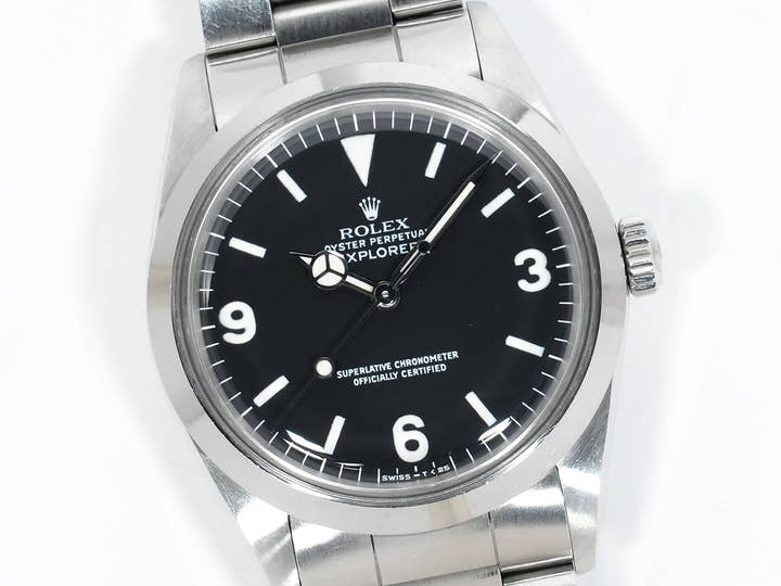 Rolex Explorer I Ref.1016 Stainless Steel Black Dial Pre-owned x7z745kt