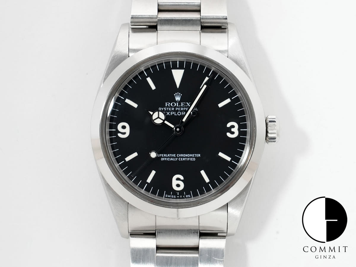 Rolex Explorer I Ref.1016 Stainless Steel Black Dial Pre-owned wzaqgrir