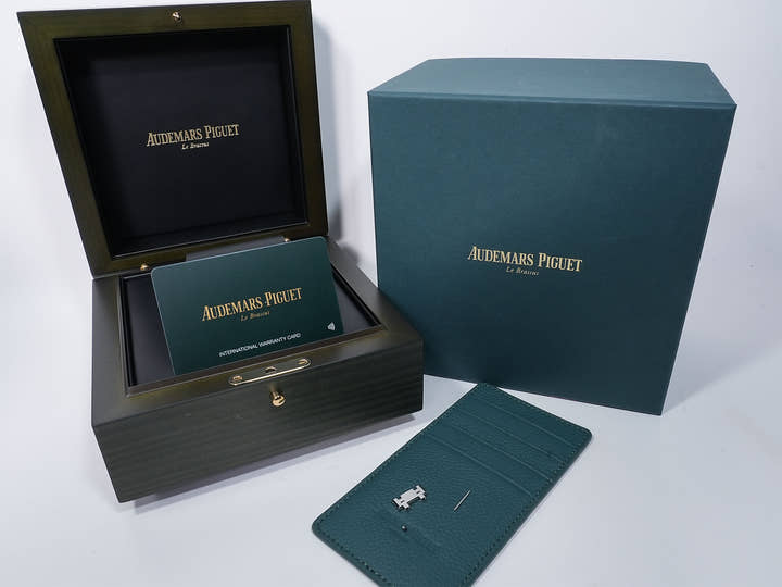 Audemars Piguet Royal Oak Jumbo Extra-Thin Ref.16202ST.OO.1240ST.02 Stainless Steel Night Blue Dial Excellent Condition ovp95avq
