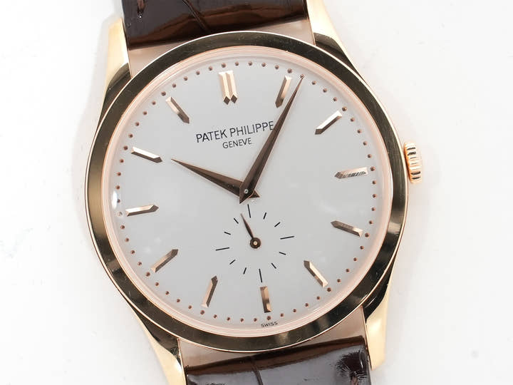 パテックフィリップ カラトラバ Ref.5196R-001 ローズゴールド シルバー文字盤 中古 an2tuqmb