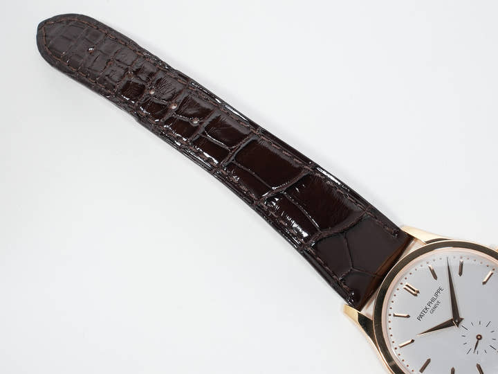 パテックフィリップ カラトラバ Ref.5196R-001 ローズゴールド シルバー文字盤 中古 an2tuqmb