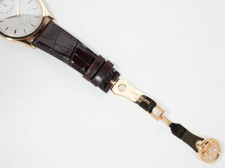 パテックフィリップ カラトラバ Ref.5196R-001 ローズゴールド シルバー文字盤 中古 an2tuqmb