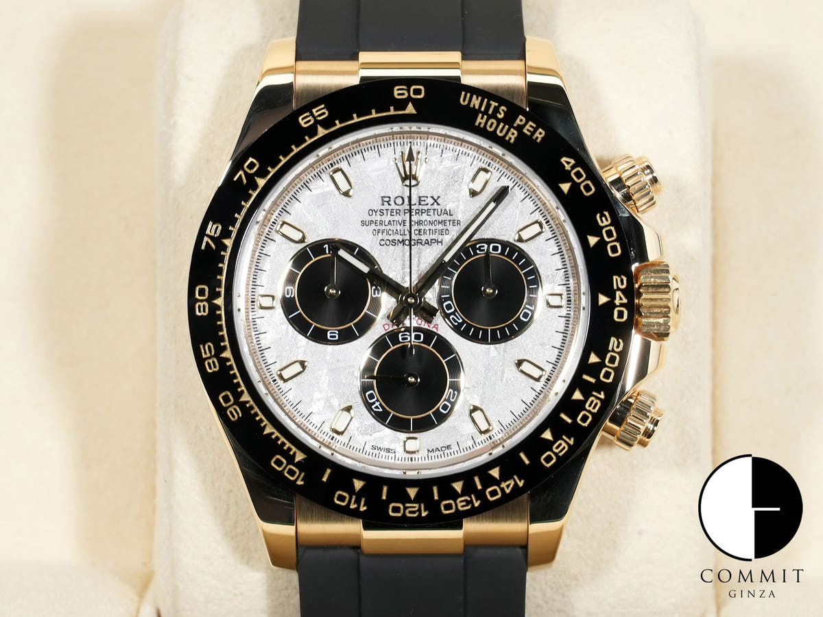 ロレックス デイトナ Ref.116518LN イエローゴールド メテオライト文字盤 美品 rbgvejna