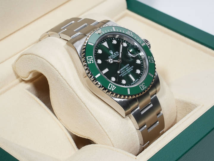 ロレックス サブマリーナー デイト Ref.116610LV ステンレススチール グリーン文字盤 美品 57yp5vp4
