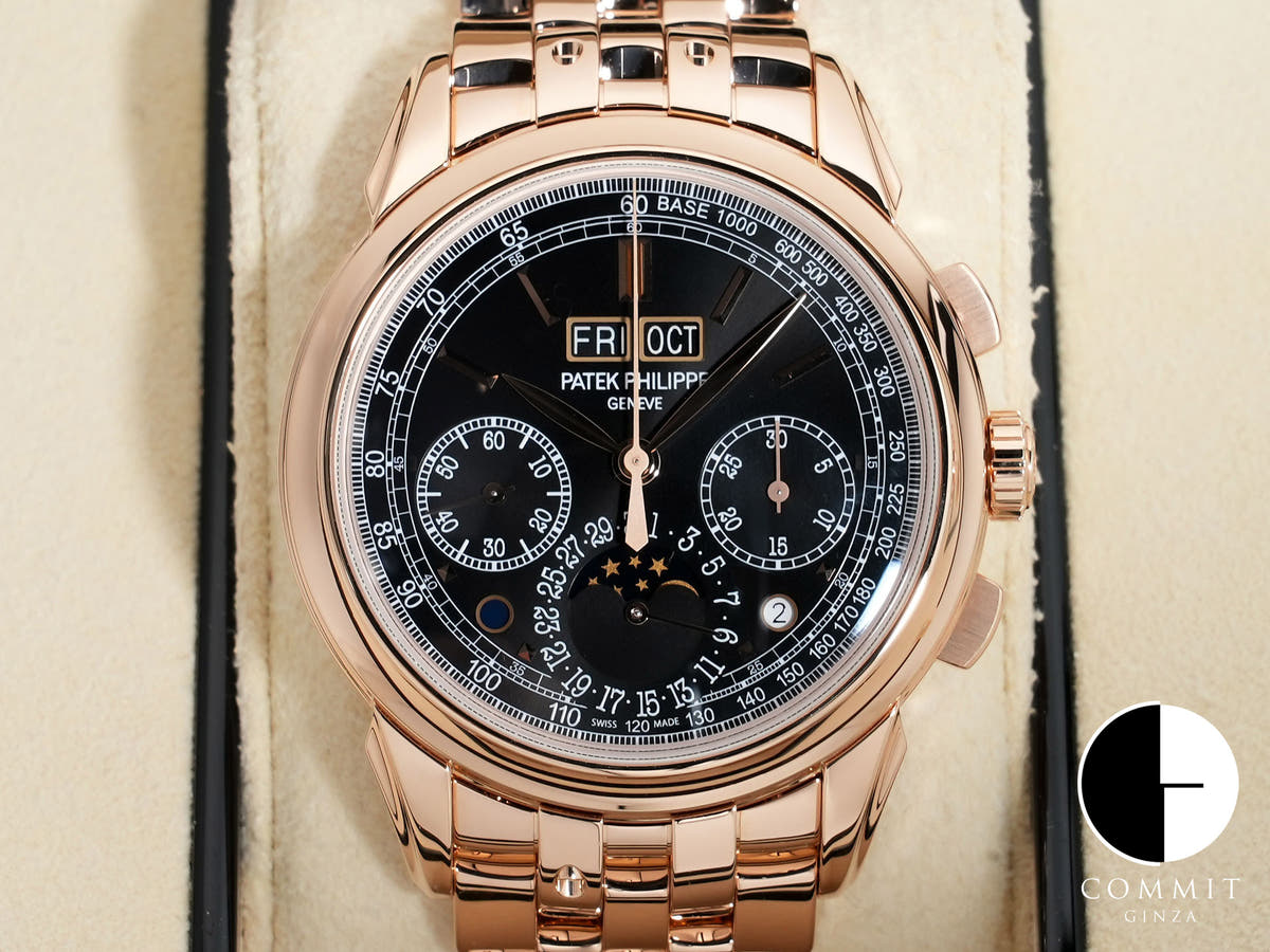 Patek Philippe Perpetual Calendar Chronograph Ref. 5270/1R-001, rose gold, ebony black soleil dial, excellent condition oug98we5