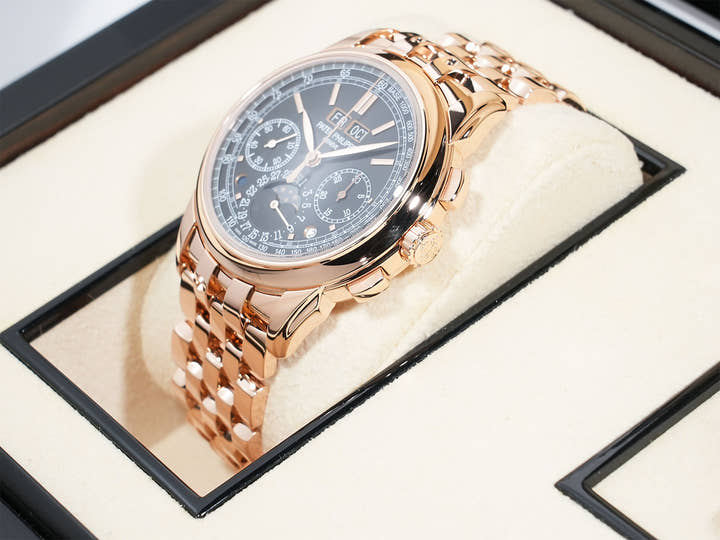 Patek Philippe Perpetual Calendar Chronograph Ref. 5270/1R-001, rose gold, ebony black soleil dial, excellent condition oug98we5