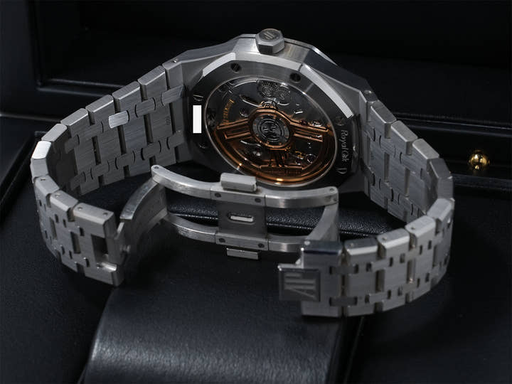 オーデマピゲ ロイヤルオーク Ref.15500ST.OO.1220ST.01 ステンレススチール ブルー文字盤 美中古 tf2hsv85