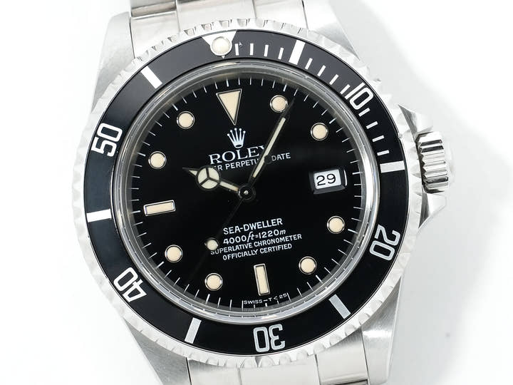 Rolex Sea-Dweller Ref. 16600 Stainless Steel Black Dial Pre-Owned, Excellent Condition uy7jsirj
