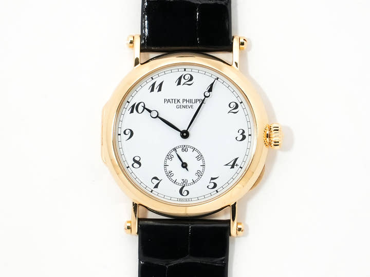 パテックフィリップ カラトラバ オフィサー Ref.3960J-051 イエローゴールド ホワイト文字盤 美品 jynt4g45