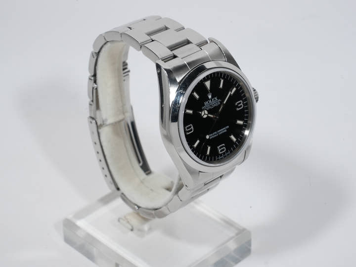 Rolex Explorer I Ref.14270 Stainless Steel Black Dial Oyster Bracelet Pre-owned uj2qev7r