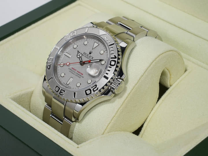 Rolex Yachtmaster 40 Ref.16622 Stainless Steel/Platinum Rhodium Dial Pre-owned gbxj82d6