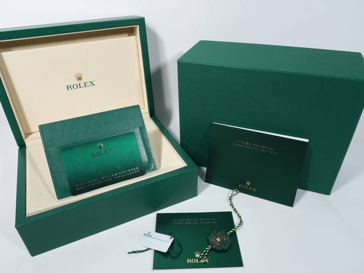Rolex Daytona Ref.126518LN Yellow Gold Turquoise Blue Dial Unused jmjuer7u