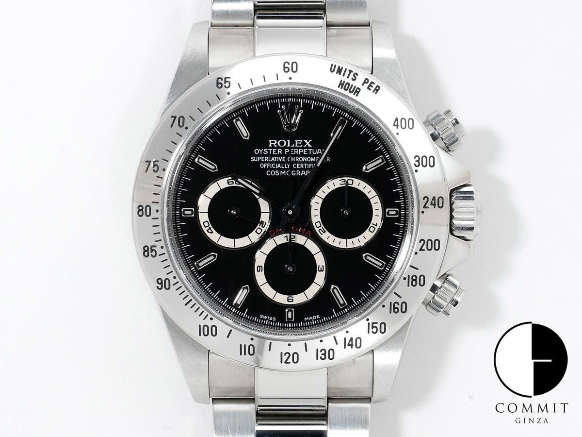 ロレックス デイトナ エルプリメロ Ref.16520 ステンレススチール ブラック文字盤 中古 reurk9a2