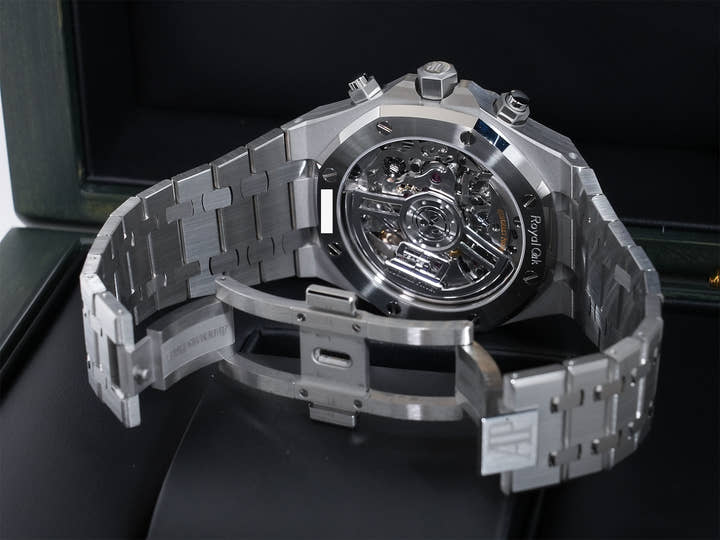 Audemars Piguet Royal Oak Chronograph 50th Anniversary Ref.26240ST.OO.1320ST.02 Stainless Steel Black Dial Excellent Pre-owned qpg63och