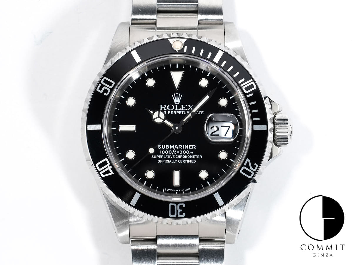Rolex Submariner Date Ref.16610 Stainless Steel Black Dial Pre-owned 2kb8ouro