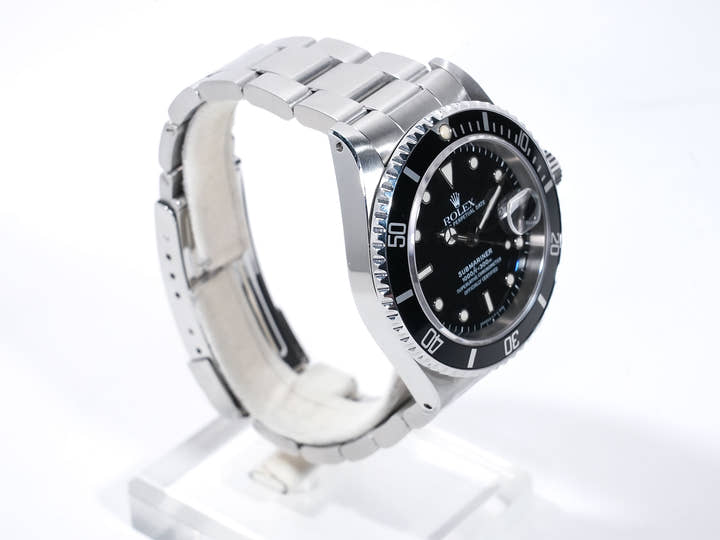 Rolex Submariner Date Ref.16610 Stainless Steel Black Dial Pre-owned 2kb8ouro