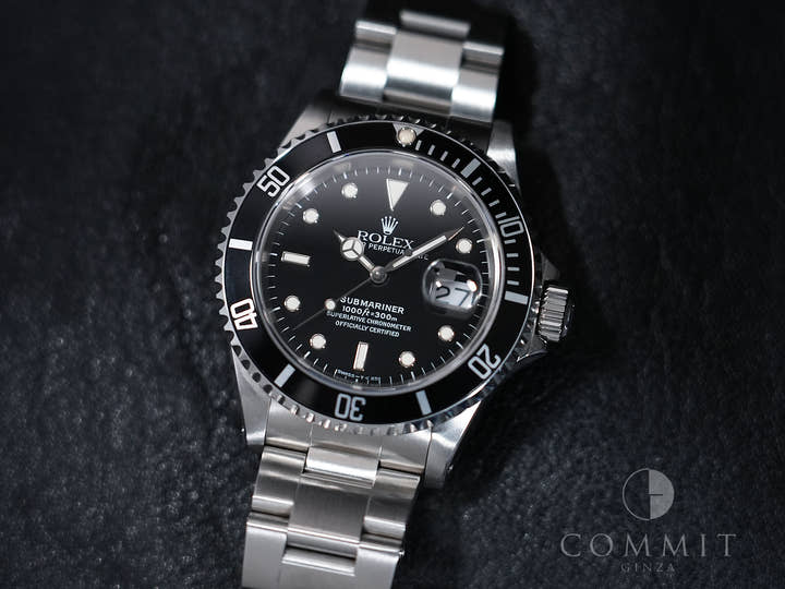 Rolex Submariner Date Ref.16610 Stainless Steel Black Dial Pre-owned 2kb8ouro