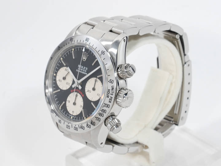 Rolex Daytona Ref.6265 Stainless Steel Black Dial Excellent Condition mq9g6mwo