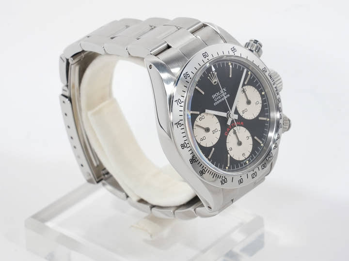 Rolex Daytona Ref.6265 Stainless Steel Black Dial Excellent Condition mq9g6mwo