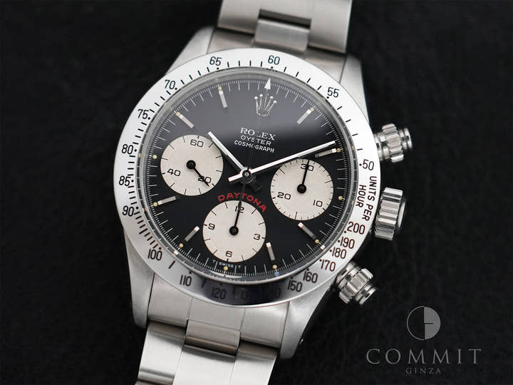Rolex Daytona Ref.6265 Stainless Steel Black Dial Excellent Condition mq9g6mwo
