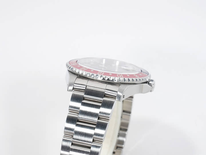 Rolex GMT-Master Ref.16700 Stainless Steel Black Dial Oyster Bracelet Excellent Pre-Owned zf8heis2