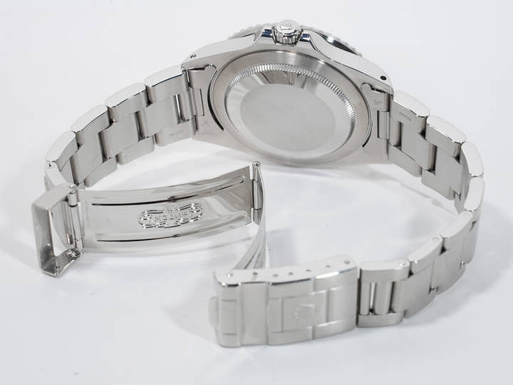 Rolex GMT-Master Ref.16700 Stainless Steel Black Dial Oyster Bracelet Excellent Pre-Owned zf8heis2