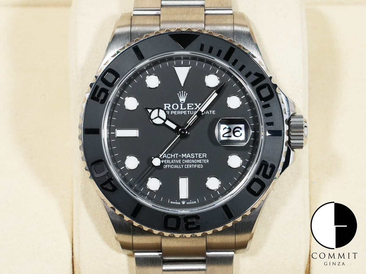 Rolex Yacht-Master 42 Ref.226627 RLX Titanium Black Dial Excellent Pre-owned ypattc72