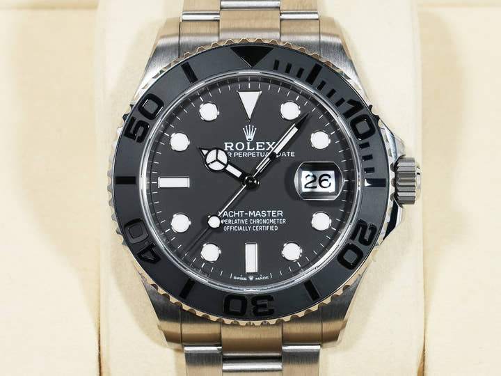 Rolex Yacht-Master 42 Ref.226627 RLX Titanium Black Dial Excellent Pre-owned ypattc72
