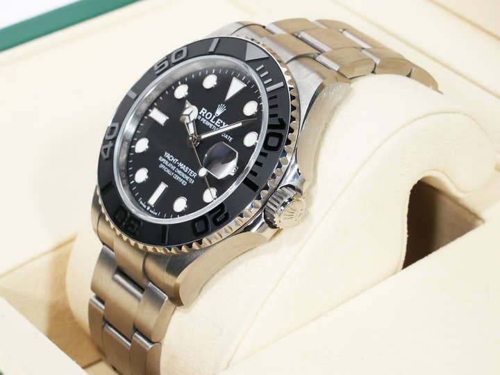 Rolex Yacht-Master 42 Ref.226627 RLX Titanium Black Dial Excellent Pre-owned ypattc72